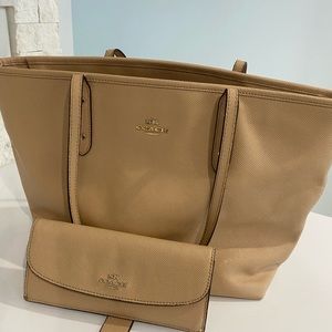 Coach Beige Purse